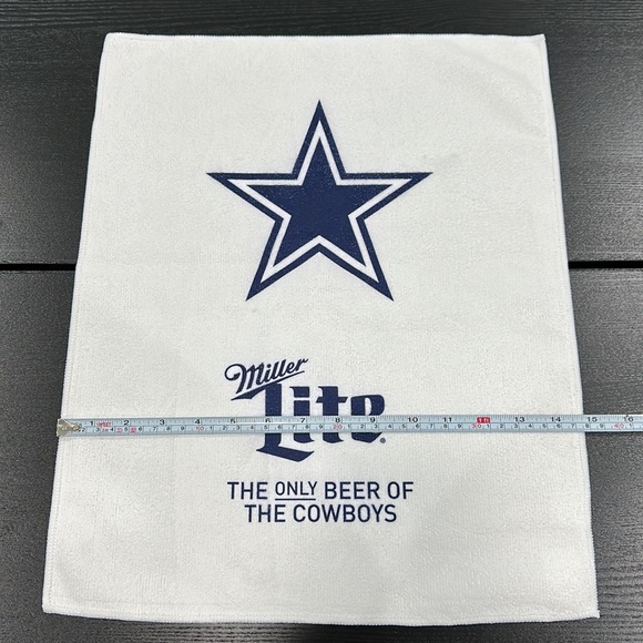 NFL Dallas Cowboys Game Day Towel from Thanksgiving Day Win 2022 Miller Light - Picture 5 of 7